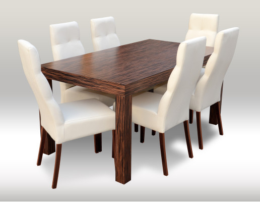 Designer Dining table Table with 6 chairs Dining room Group Chair Tables