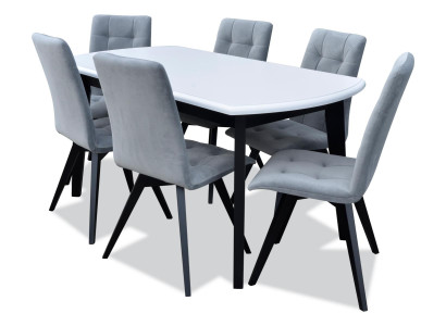 Dining room Suite Set Classic Table 6x Chairs Luxury Tables 7pcs Complete new