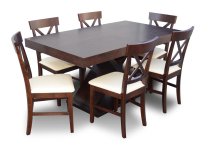 Dining Room Table Design Chest of drawers Set Suite 7-piece Set Modern Furniture Armchairs
