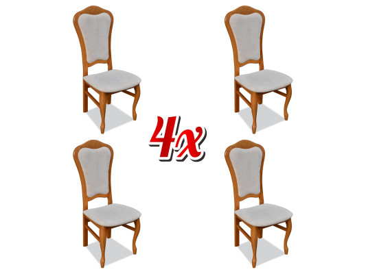Chair Upholstery Design Lounge Kitchen Seat Lehn Suite Armchair new 4x Chairs new