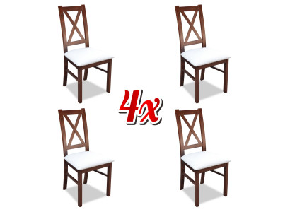 Group Chairs Textile Upholstery Chairs Suite new Set 4x Dining room Chair Seat new