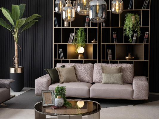 Luxury Sofa set 3+3+1 Seat Couches Set Furniture Furnishings Seat cushions