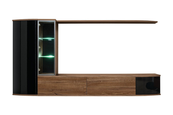 Wall unit set luxury living room TV stand wood wall shelf wall cabinet new