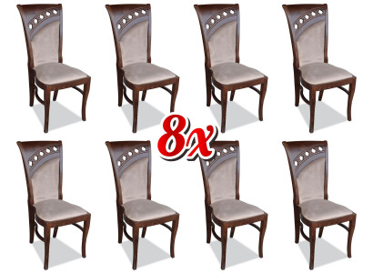 Group Gastronomy new Dining room Restaurant Chair Design 8x Armchair Chairs Set Group Gastronomy new Dining room Restaurant Chair Design 8x Armchair Chairs Set