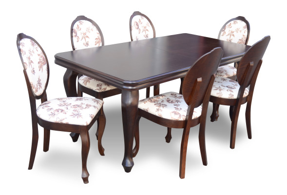 Designer Table + 6 Chairs Sets Complete Living room Dining room