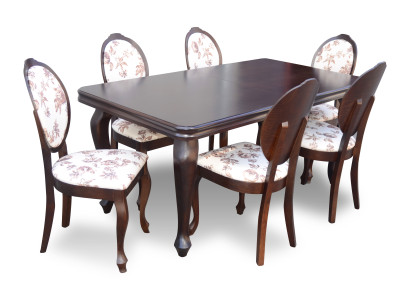 Designer Table + 6 Chairs Sets Complete Living room Dining room