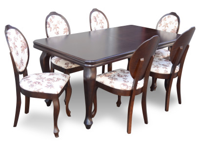 Designer Table + 6 Chairs Sets Complete Living room Dining room