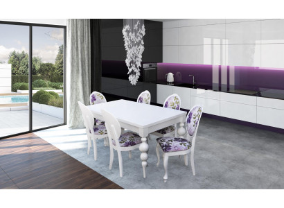 Dining table 6x Chairs Dining set Dining room Set Classic r Table 7tlg Set Chair new