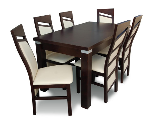 Dining set Dining table 6 x Chair Set Set Suite Table Armchair Dining set 7 pieces.