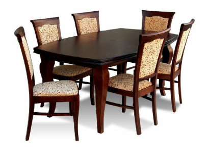 Dining table + 6x Chairs Chair Dining room Set Dining set Modern Table Tables new Z11