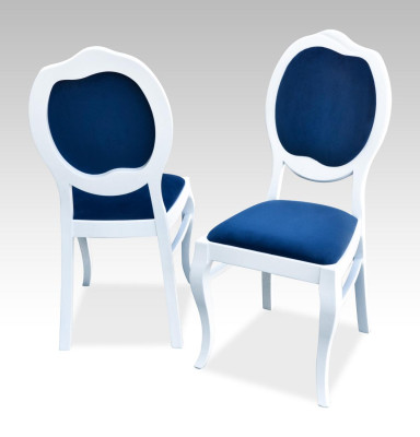 White 4X Chairs Group Set Suite Dining room Armchair Italian Wood Chair new
