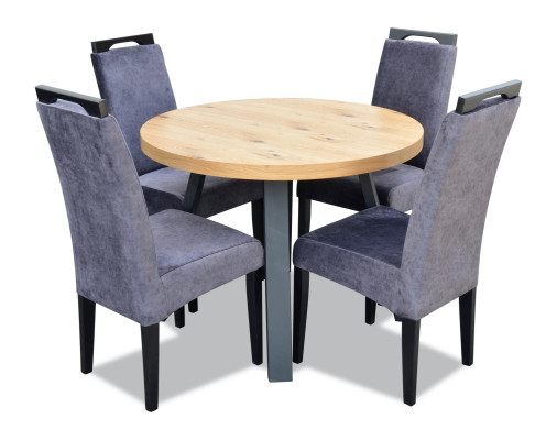 Dining table 4 x Chairs Dining room Set Dining set Modern Chairs Table Tables 5pcs.