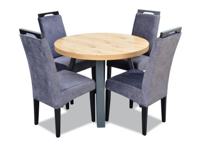 Dining table 4 x Chairs Dining room Set Dining set Modern Chairs Table Tables 5pcs.