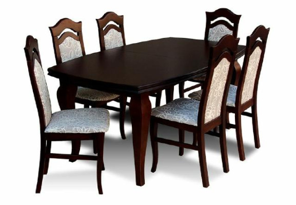Dining table + 6x Chairs Chair Dining room Set Dining set Groups table Table Tables Z14