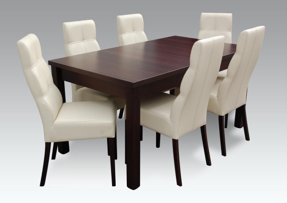 Dining set Dining table 6 x Chair Set Set Suite Table Dining set 7 pieces. Tables new