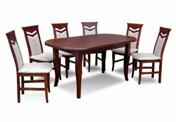 Dining table + 6 Chairs Dining room Set Dining set Classic r Table Tables Z19