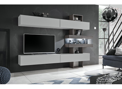 Living room Complete Furniture TV cabinet Lowboard Wall unit Wood Designer Furnishings