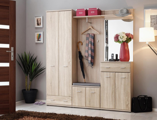 Clothes stand hallway wardrobe hallway design furniture wood modern wardrobe new