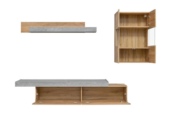 Living room Wall unit Modern Designer TV lowboard wall cabinet new