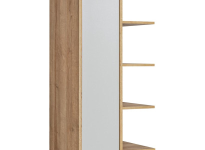 White Bookshelf Living room Luxury Bookcase Furniture Shelf Wood Design