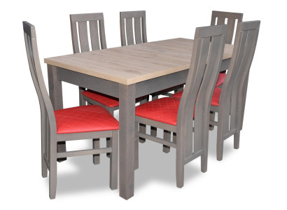 Complete Set Dining table 6x Chairs Dining room Set Ess Group Table Tables 7pcs new
