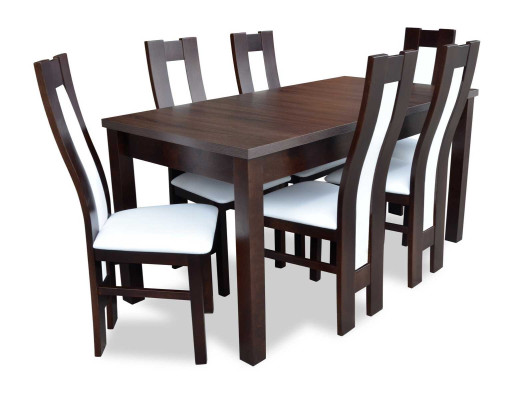 Dining room Table Classic chair group 6x Chairs 7 pieces. Set Seating group