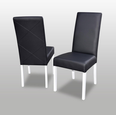 Dining room Chairs Leather Group Suite Wood Set 8x Chair Set Armchair Suite new