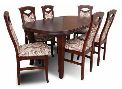 Dining table + 6 Chairs Dining room Set Dining set Groups table Table Tables