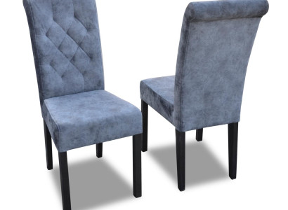 4x Chesterfield Chair Set Seat Upholstery Suite Dining room Chairs Lehn Leather