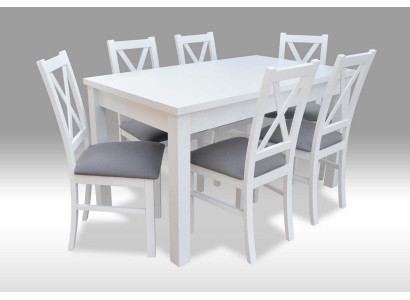 Modern Dining room Furniture luxurious Dining table + 6x Chairs Table new