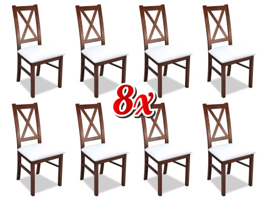 Group Gastronomy new Dining room Restaurant Design Chair 8x Chairs Set Armchair