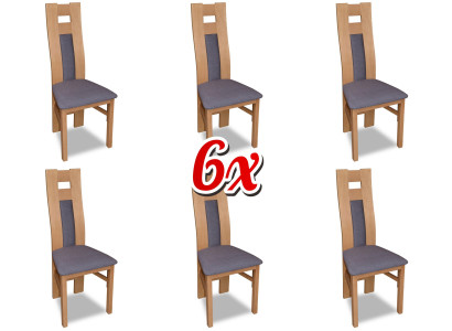 Group Fabric Lehn Dining room Restaurant Lehnstuhl Chair 6x Chairs Set Armchair new Group Fabric Lehn Dining room Restaurant Lehnstuhl Chair 6x Chairs Set Armchair new