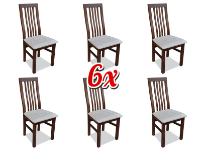 Dining room Restaurant Kitchen Group Armchair 6x Lounge Armchair Upholstered Chair Chair