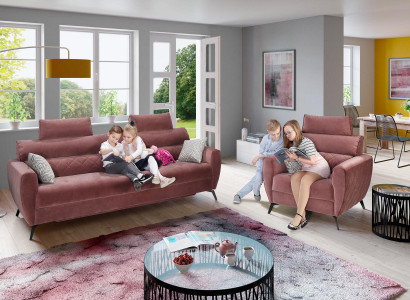 Leather Design Couch Upholstery Seat 2+1 Sofa Sets Imitation leather Set Suite new