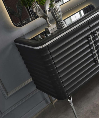 Complete e Dining room Furniture Designer Sideboard Luxury Dining table 4x Chairs