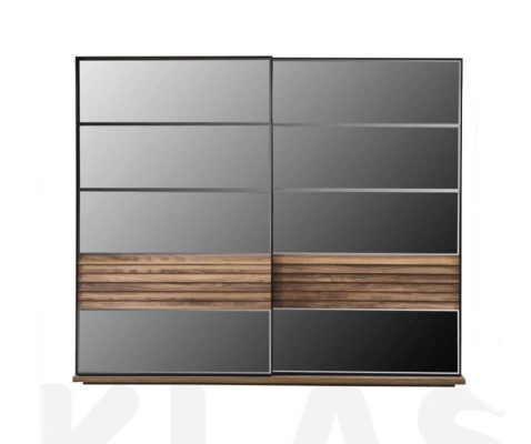 Modern Bedroom Furniture Upholstery Double bed Wood Bedside tables Wardrobe