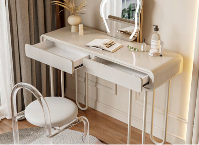 White dressing table with drawers dressing table luxury cosmetic table