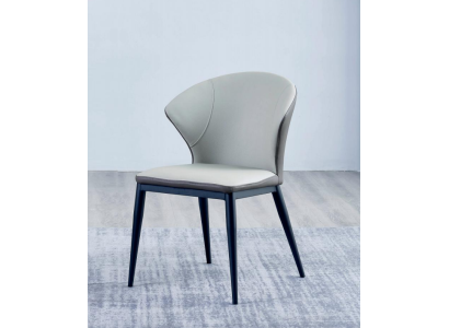 White upholstered chairs designer textile single seater dining room noble wooden chairs