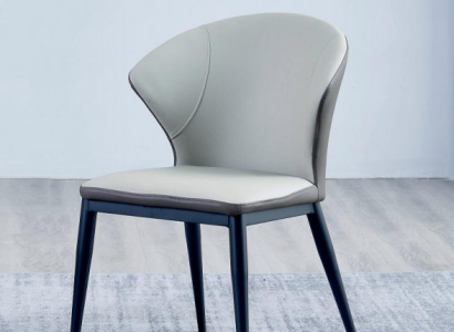 White upholstered chairs designer textile single seater dining room noble wooden chairs