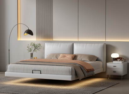 White Bedroom Wall Bed Designer Beds Wooden Frame Double Beds