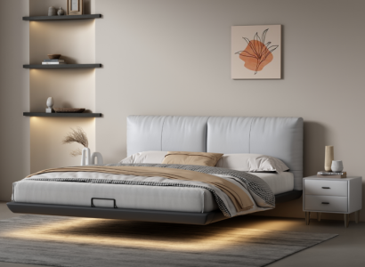 White Bedroom Designer Bed Luxury Beds Leather Double Beds new