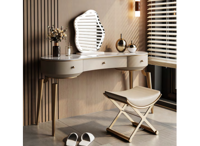 Bedroom Furniture Designer Dressing table wooden frame cosmetic table new