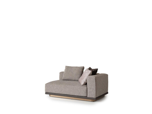 Corner sofa L-shape Living landscape Upholstered sofa Fabric sofa Gray Modern sofa