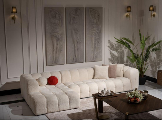 Corner sofa fabric sofa upholstered sofa modern luxury sofa relax white sofas