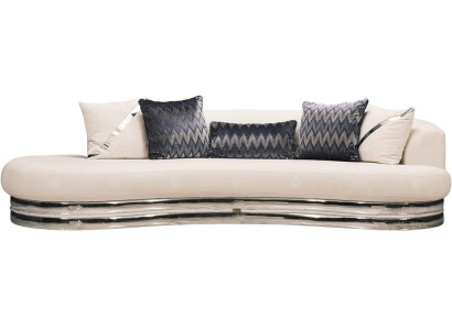 Three Seater Couch Sofa 3 Seater Upholstered Sofa Fabric Sofa Modern White