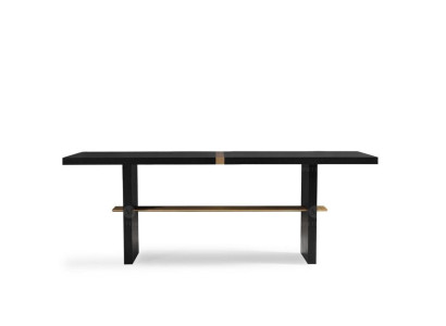 Dining table Dining room table Table Dining room Wood Black Dining room furniture