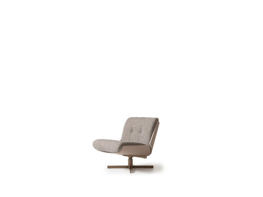 Swivel Chair Armchair Fabric Seater Single Seater Gray Living room Club Chair