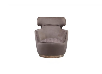 Armchair Fabric Seater Single Seater Gray Club Chair Wing Chair Modern