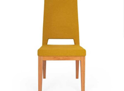 Yellow Dining room chair Living room Single seater Wooden feet Modern Chairs Chair