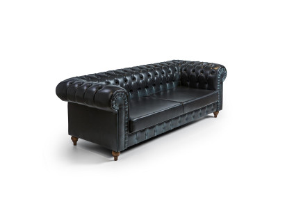 Modern Chestefield Sofa Couch Three Seater Luxury Upholstered Sofas Designer